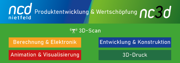 ncd nietfeld GmbH · 3D-Scan · Trautenmühleweg 23 · 88046 Friedrichshafen